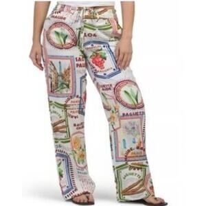 NWOT Rachel Zoe linen pants